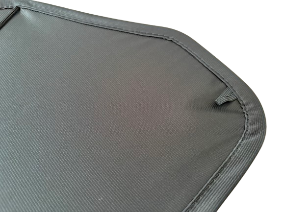 Toyota Aygo X 2022-2025 parcel shelf textured fabric close-up